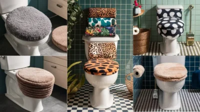 Trendy Toilet Lid Covers