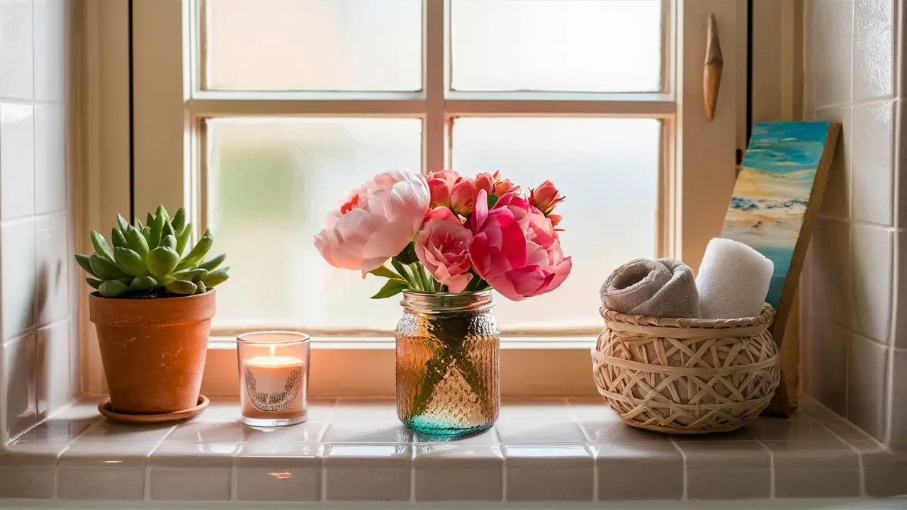 Bathroom Window Ledge Decorating Ideas Spice up Your Morning Routine