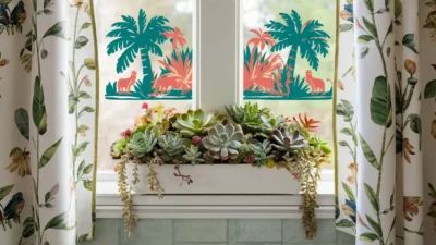 Bring The Outdoors In - bathroom window decor ideas