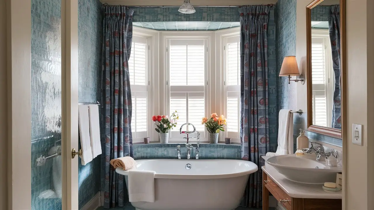 bathroom window decor ideas